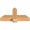 Ekena Millwork Eugene Smooth Timber Gable Bracket, Western Red Cedar, 36"W x 19"H x 5 1/2"D x 5 1/2"F, 13/12 Pitch GBW036X19X0606EUG00SWR - alternate 5
